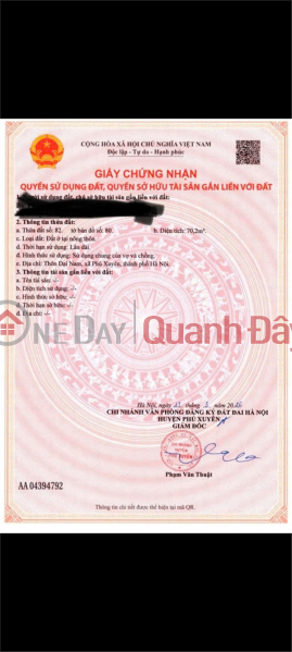 ĐẤT ĐẸP- GIÁ TỐT CHÍNH CHỦ CẦN BÁN NHANH lô đất vị trí đẹp tại xã Phú Xuyên, TP Hà Nội Niêm yết bán