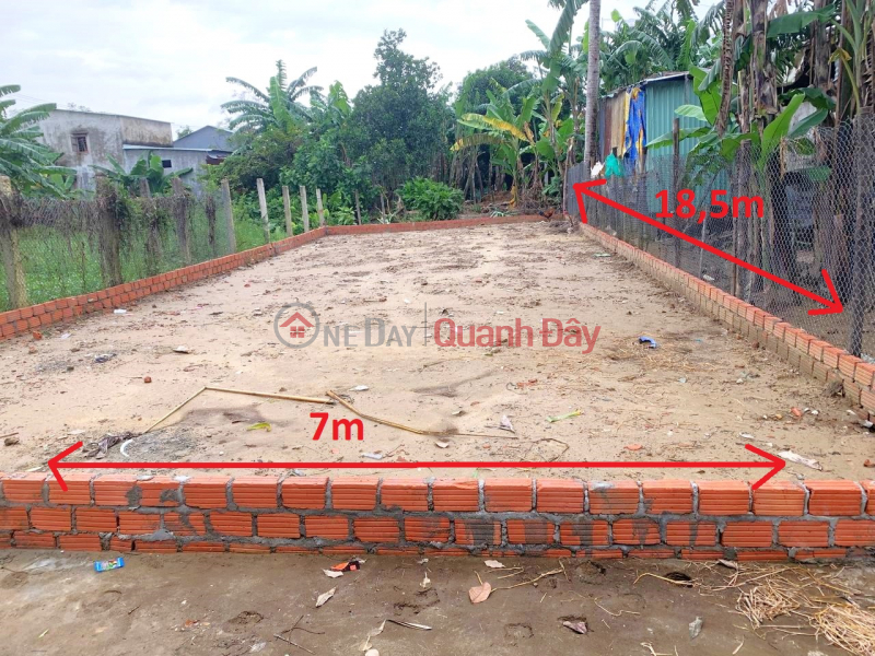 Dien Hong land for sale, area 130m2, 7m wide near Ai Nghia town Sales Listings