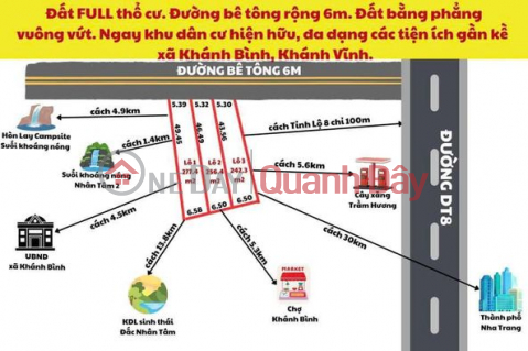 ️Opening for sale 3 plots of land with full residential land in Ba Dui, Khanh Binh, Khanh Vinh. _0