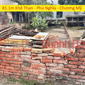 HÀNG HIẾM ĐẤT GẦN KHU CÔNG NGHIỆP 81,1M TẠI P-HÚ NGHĨA-CHƯƠNG MỸ-HÀ NỘI _0