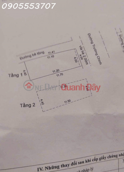 SIÊU RẺ, Chỉ 2,6x tỷ - Mặt tiền TRƯỜNG CHINH, Đà Nẵng - Nhà 2 tầng, lô góc, Diện tích~50m2 _0