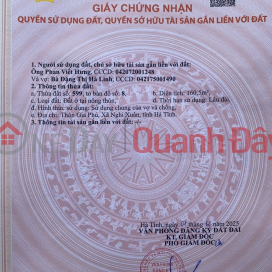 OWNER URGENTLY NEEDS TO SELL A BEAUTIFUL PLOT OF LAND AT A GOOD PRICE – Xuan Vien Commune, Nghi Xuan District, Ha Tinh Province _0