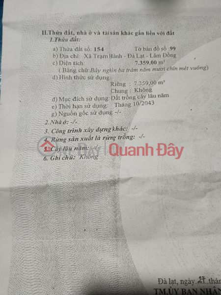 Chính chỉ cần bán nhanh lô đất đẹp- GIÁ TỐT vị trí tại Tp Đà Lạt , tỉnh Lâm Đồng | Việt Nam | Bán đ 5 tỷ