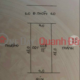 Area of 72m full ODT of Chuc Son town - Front = back 4m x 18m deep - Main business axis, adjacent to tourist area _0