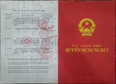 CHÍNH CHỦ CẦN BÁN NHANH LÔ ĐẤT – VỊ TRÍ ĐẮC ĐỊA Tại Huyện Cờ Đỏ - Cần Thơ - Giá Cực Rẻ _0