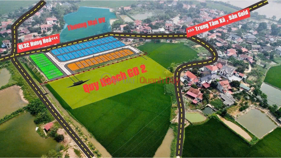 Đất Đẹp - Giá Tốt - Đầu Tư Sinh Lời Ngay Tại Thọ Văn, Tam Nông, Phú Thọ - Vị trí đắc địa Niêm yết bán