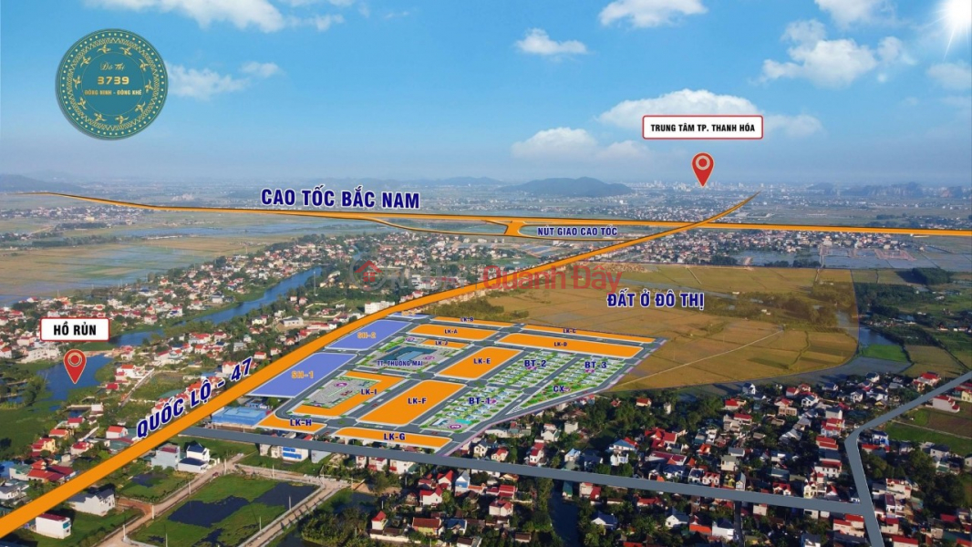 đ 1 Billion, Project land mb 3739 DONG NINH - DONG KHE, an ideal profitable investment place