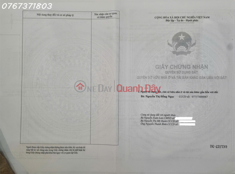 đ 30 triệu | Chính chủ cần bán 2.300m2 đất Phường Thắng Nhì, Vũng Tàu, Bà Rịa Vũng Tàu, giá đầu tư