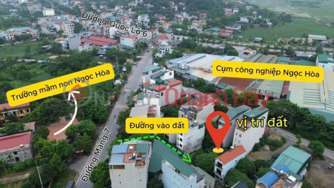 LAND FOR SALE RIGHT IN THE CENTER 54.9M2 AT NGOC HOA-CHUONG MY-HANOI _0