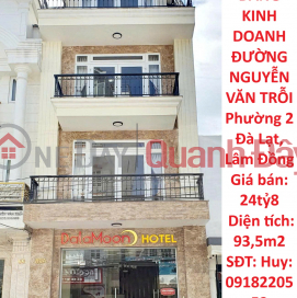 BÁN KHÁCH SẠN ĐANG KINH DOANH ĐƯỜNG NGUYỄN VĂN TRỖI Phường 2 Đà Lạt, Lâm Đồng _0