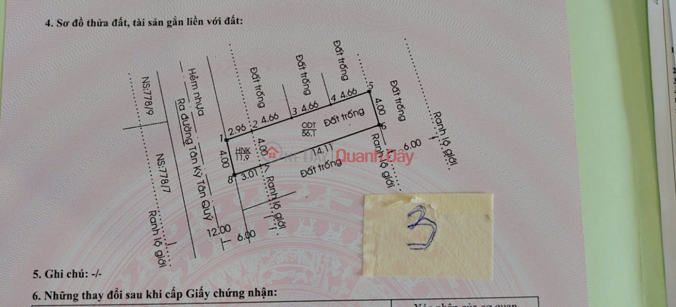 PRIME LAND – GREAT PRICE – URGENT SALE OF ADJACENT LAND PLOTS IN BINH HUNG HOA WARD, BINH TAN DISTRICT, HO CHI MINH CITY, Vietnam Sales, đ 6.5 Billion
