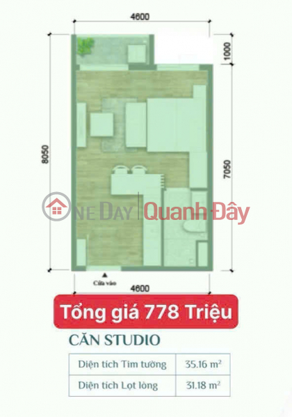 Studio apartment from only 778 million - Fully furnished, move in immediately Sales Listings