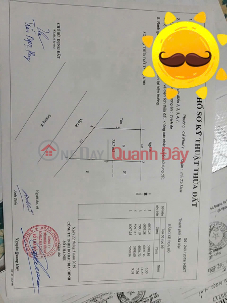 đ 2.8 Billion | BEAUTIFUL LAND FOR SALE - GOOD LOCATION at Ton Quang Phiet (Nam Cuong Area),Bac Tu Liem