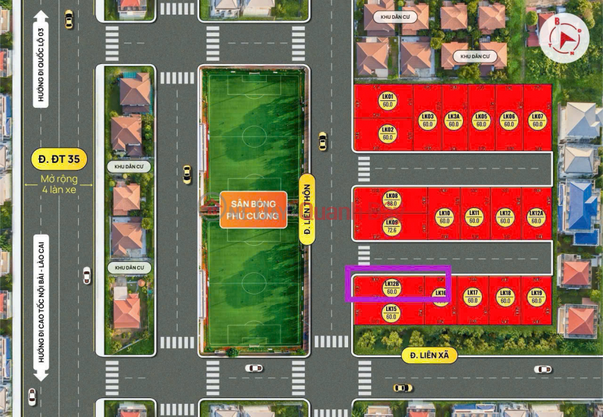 Bán đất Phú Cường, Minh Phú, Sóc Sơn, HN. Lô góc, đường trải nhựa, rộng, ô tô tránh | Việt Nam, Bán | đ 1,95 tỷ