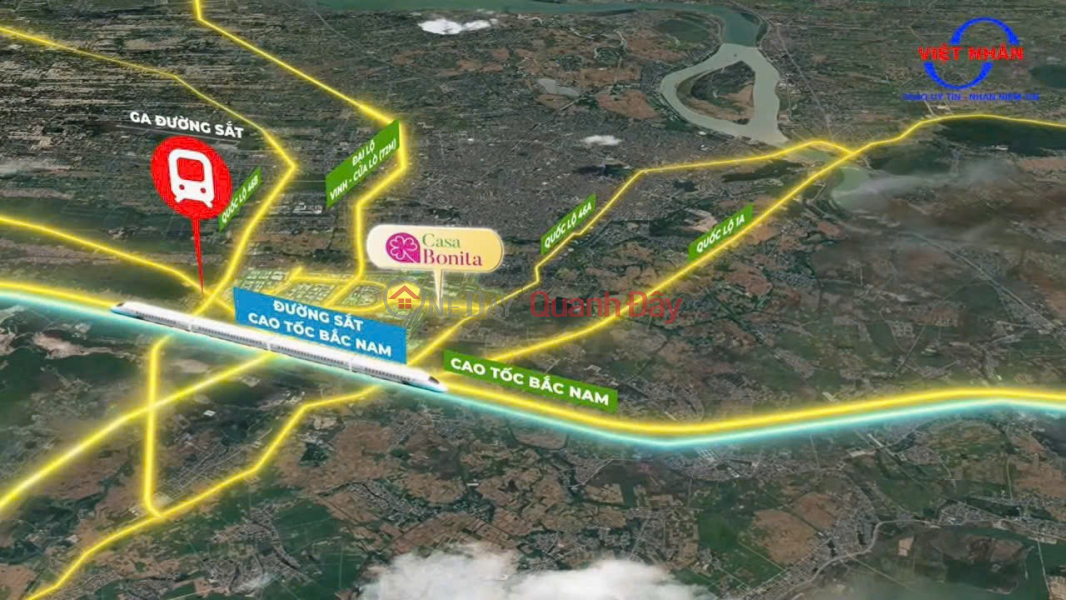 Property Search Vietnam | OneDay | Residential Sales Listings | 3-STORY TOWNHOUSE WITH 2 OPEN SIDES – VSIP URBAN AREA, NGHE AN – Hung Tay Commune, Hung Nguyen District, Nghe An Province