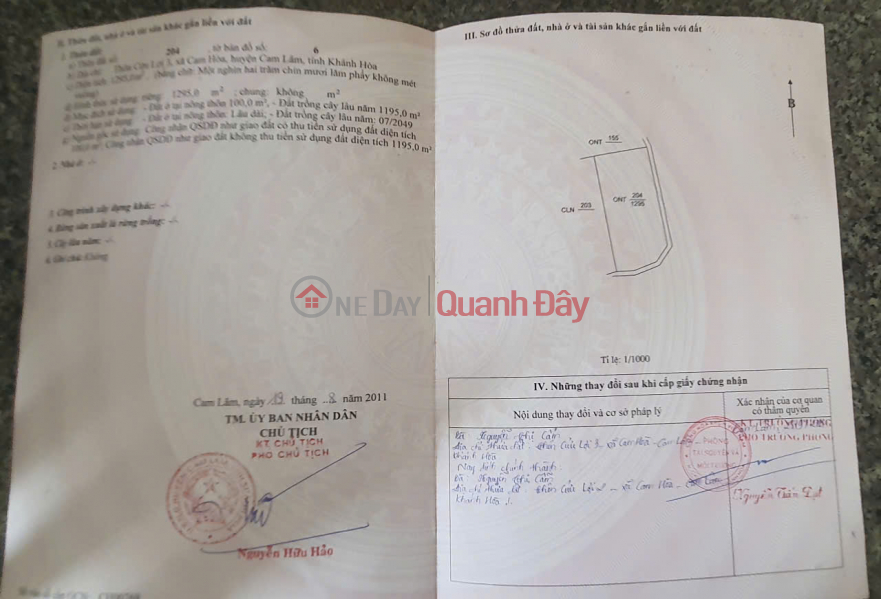 đ 7.8 Billion, OWNER'S LAND CAM HOA, CAM LAM Very nice location - House with 2 street fronts available