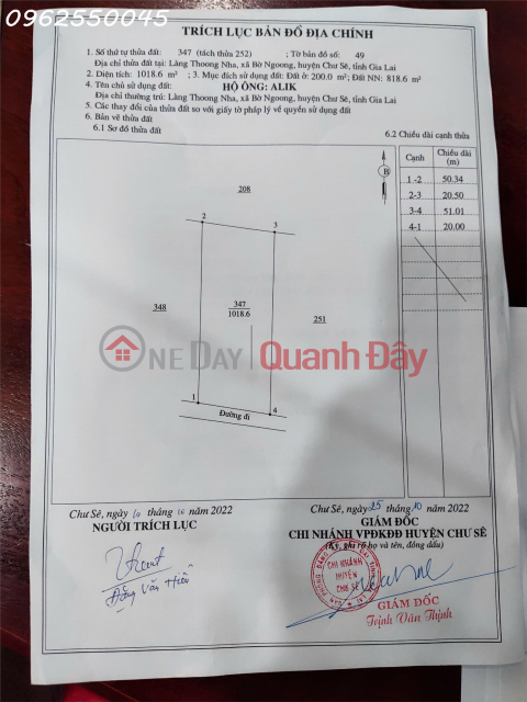 Chính chủ cần bán lô đất siêu đẹp tại Xã Bờ Ngoong, Chư Sê, Gia Lai, giá đầu tư _0
