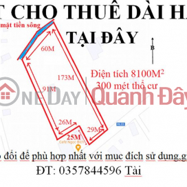 CHÍNH CHỦ Cho thuê Nhanh đất, mặt bằng dài hạn, 2 mặt tiền HL22 và mặt tiền sông _0