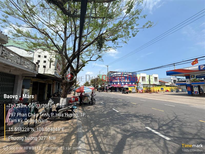 Cần bán nhanh MT kinh doanh đường Phan Châu Trinh, An Sơn, Tam Kỳ, đối điện cây xăng Hòa Hương. Niêm yết bán