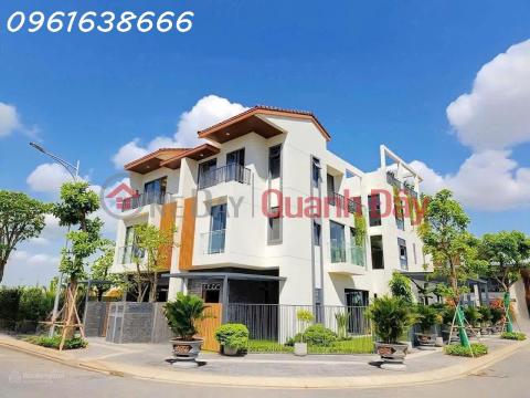 Townhouse for sale with two street frontages at LA Home Long An, 4.662 billion VND (developer's price),90m2 x 3 floors. _0