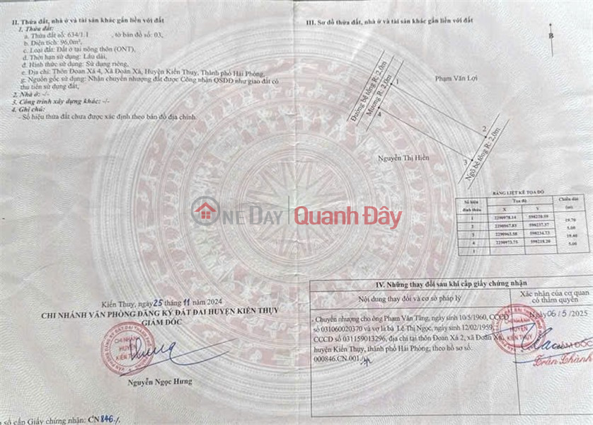 GIÁ HIẾM – LÔ ĐẸP ĐOÀN XÁ GỐC DÂN – NGÕ 5M Ô TÔ TRÁNH – ZALO 0567 222 555 Niêm yết bán