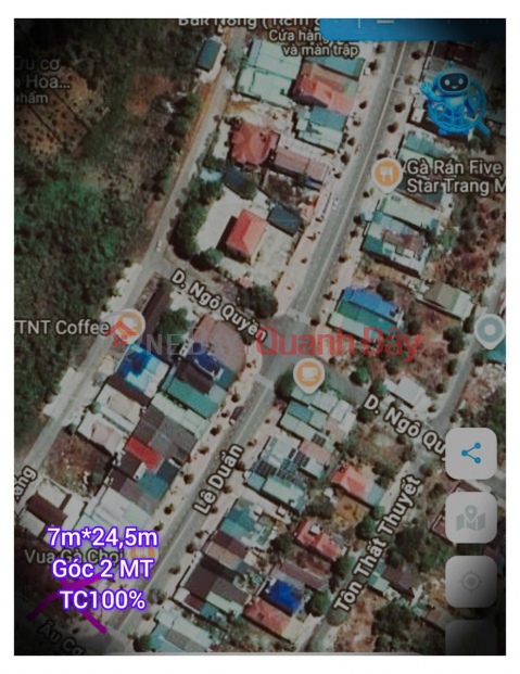 ĐẤT VỊ TRÍ ĐẸP- GIÁ TỐT CẦN BÁN HOẶC CHO THUÊ NHANH lô góc 2 mặt tiền đường Lê Duẩn, tp Gia Nghĩa _0