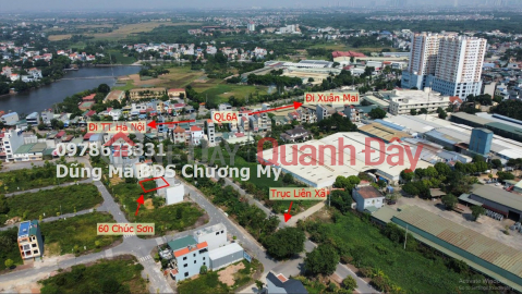 GIÁ 6TY SỞ HỮU LÔ ĐẤT DỊCH VỤ ĐỒNG TÍA 60M TẠI TT CHÚC SƠN-CHƯƠNG MỸ _0