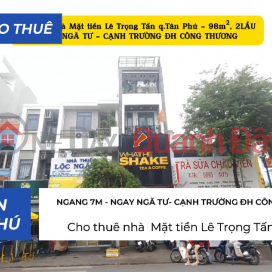 House for rent on Le Trong Tan Street, 98m², 2 FLOORS - 7M WIDE - RIGHT AT THE CROSSROAD _0