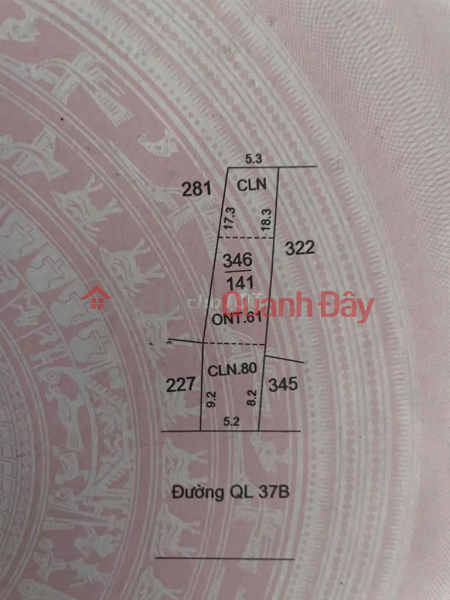 Property Search Vietnam | OneDay | Residential | Sales Listings, OWNER SELLS LOT OF LAND FRONT OF QL37B, YEN DINH TOUR, HAI HAU, NAM DINH