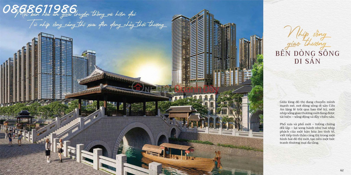 đ 40 Million, Do you believe in owning a luxury riverside apartment with price from only over 40 million\\/m²?