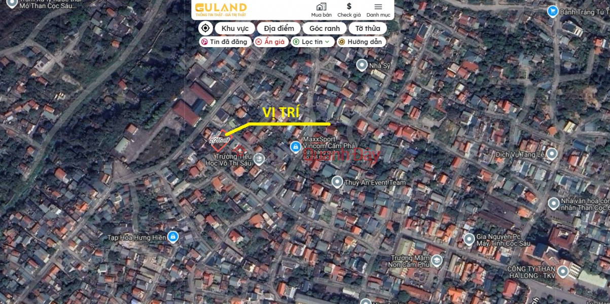 Phát mại 284m2 đất phường Cẩm Phú, TP Cẩm Phả, Quảng Ninh. Miễn TG | Việt Nam | Bán đ 999 triệu