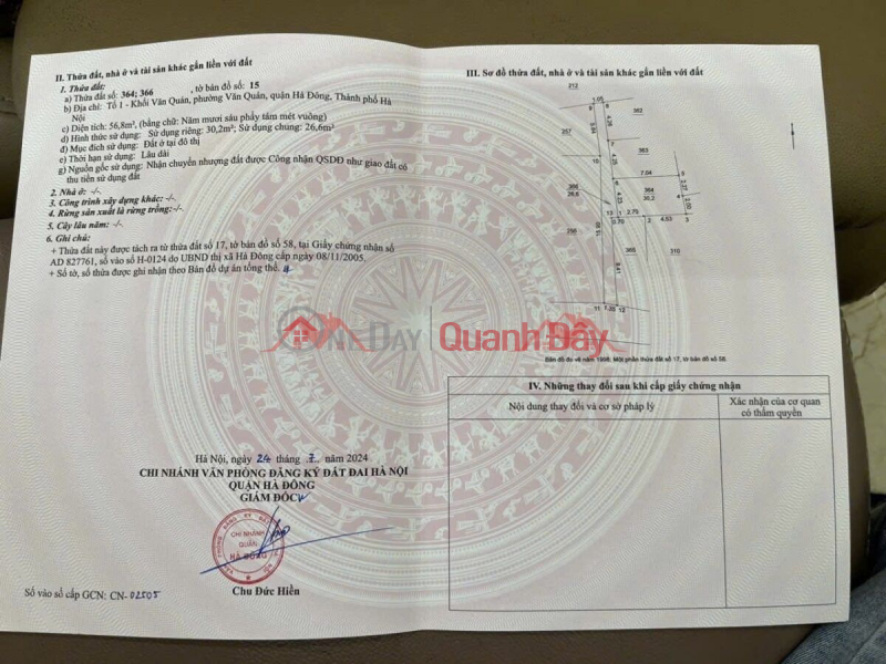 đ 8,3 tỷ | CHÍNH CHỦ CẦN BÁN CĂN NHÀ 30,2M TẠI VĂN QUÁN-HÀ ĐÔNG-HÀ NỘI