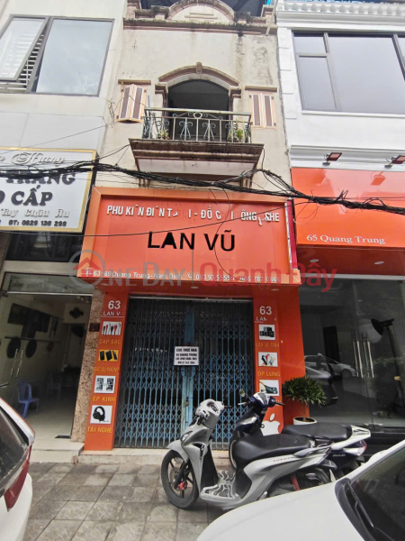 Cần cho thuê nhà 2 tầng có diện tích ~ 20m2 Mặt Đường 63 Quang Trung - Phường Bà triệu - Tp Nam Định. Niêm yết cho thuê