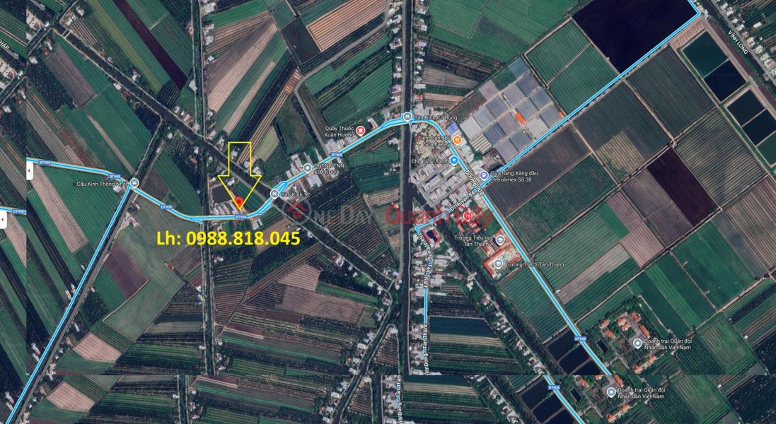 Property Search Vietnam | OneDay | Residential, Sales Listings, Auction of house on Provincial Road 908, Tan My Hamlet, Tan Thanh Commune, Binh Tan District, Vinh Long, 1947m2, Frontage 53m, mTG