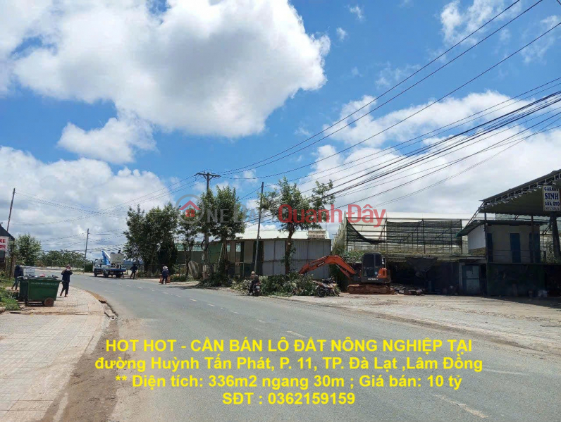 HOT HOT - AGRICULTURAL LAND FOR SALE ON Huynh Tan Phat Street, Ward 11, Da Lat City, Lam Dong Sales Listings