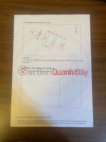 Property Search Vietnam | OneDay | Nhà ở Niêm yết bán | HOT HOT–CHÍNH CHỦ CẦN BÁN GẤP LÔ ĐẤT ĐẸP TẠI Hoằng Hải cũ Nay là Hoằng Tiến, Hoằng Hóa, Thanh Hóa