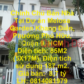 House for Sale by Owner at Melosa Garden Khang Dien Project, Phu Huu Ward, District 9, HCM _0