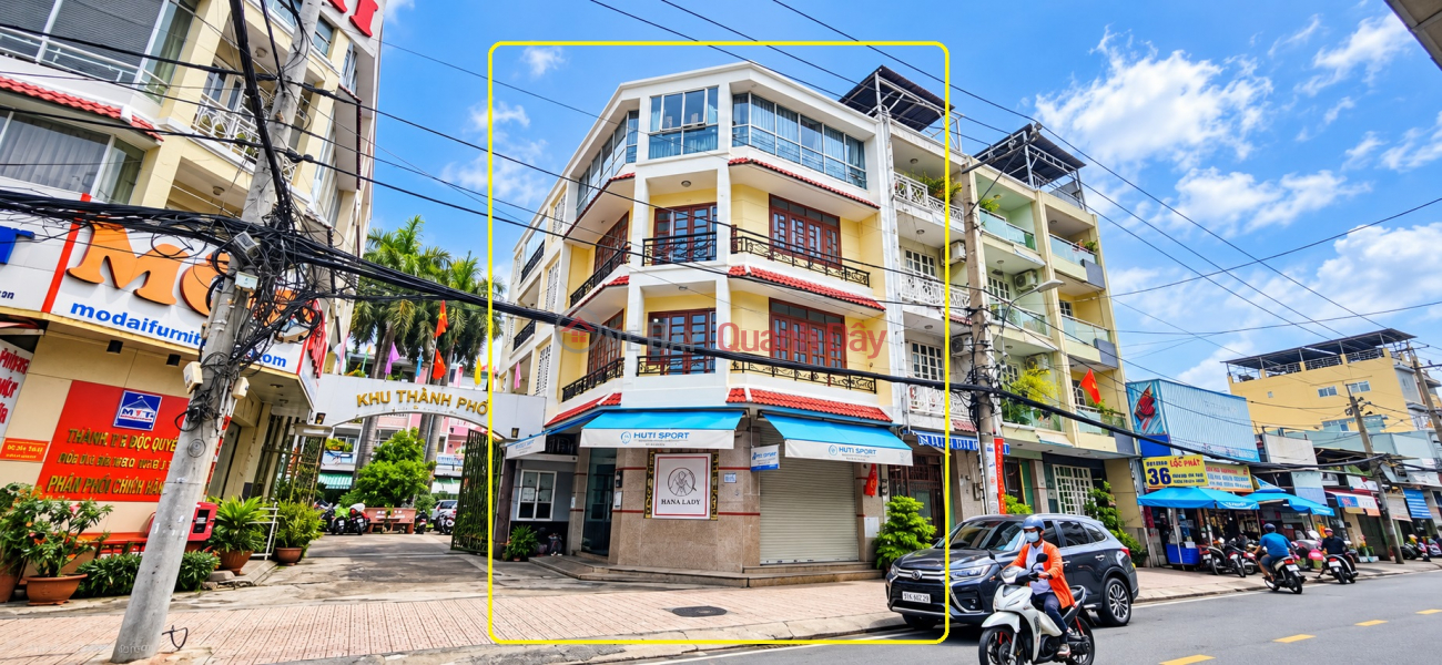 House for rent, 2 street frontages on Nguyen Huu Tien street, 108m², 4 floors - near AEON Mall and University of Industry and Trade., Vietnam Rental | đ 39 Million/ month