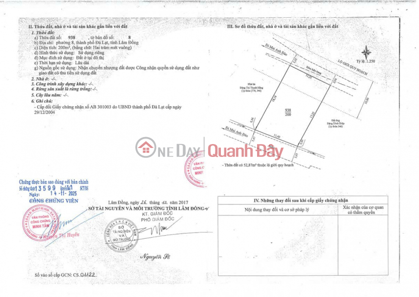 Property Search Vietnam | OneDay | Residential | Sales Listings | HOT HOT HOT – URGENT SALE OF A BEAUTIFUL BUILDING LAND PLOT – Alley 222 Mai Anh Dao Street, Ward 8, Da Lat City, Lam Dong Province