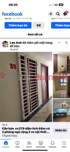 Property Search Vietnam | OneDay | Nhà ở Niêm yết bán, CHÍNH CHỦ BÁN CĂN HỘ CHUNG CƯ TẠI Phường Đông Hương, TP Thanh Hóa- THANH HÓA