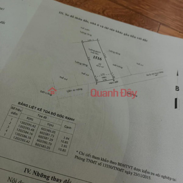 CHÍNH CHỦ Cần Bán Nhanh Căn Nhà Vị Trí Tại Quận 12, TP HCM Niêm yết bán