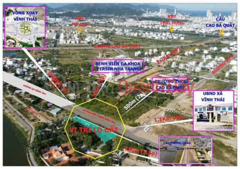 Open for sale 6 36m road plots opposite package 1 of My Gia Nha Trang urban area _0