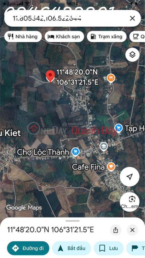 Bán đất Tại Lộc Thành, Lộc Ninh, Bình Phước, Giá Siêu Hời 485 Triệu, 1016.7m2 _0