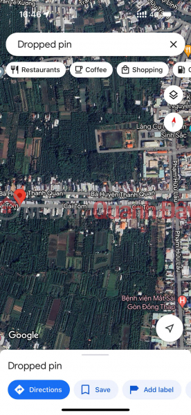 URGENT SALE 1100m2 LAND BY OWNER, 10m FRONTAGE AT Cai Tom Street, Cao Lanh City, Dong Thap Vietnam, Sales, đ 5.5 Billion