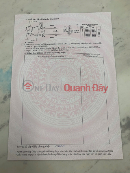 đ 6.95 Billion, House for sale 4x17m, 3 floors - Alley 6m To Hieu, Tan Phu - Price 6.95 billion negotiable