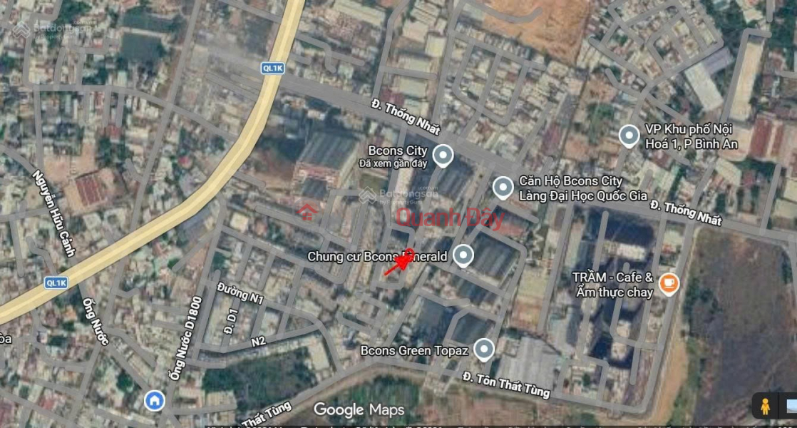 ĐẤT VÀNG GẦN BCONS CITY-BÁN ĐẤT KDC-72,3M²-4,93 Tỷ Tân Hòa, Đ. D2, P.Đông Hòa, TP.Dĩ An, Bình Dương Việt Nam | Bán, đ 4,93 tỷ