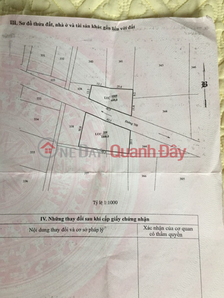 Property Search Vietnam | OneDay | Residential, Sales Listings | PRIMARY LAND Need to quickly sell land lot fronting provincial road 708 in Ninh Phuoc district, Ninh Thuan province