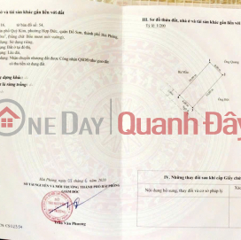 Lô đất hiếm ngay trung tâm Quý Kim – Đồ Sơn – Giá chỉ 5xx triệu _0