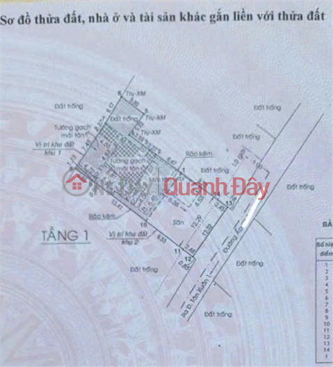 Chính Chủ Cần Bán Lô Đất Kèm Nhà Tại Xã Tân Xuân, Hóc Môn, Hồ Chí Minh _0