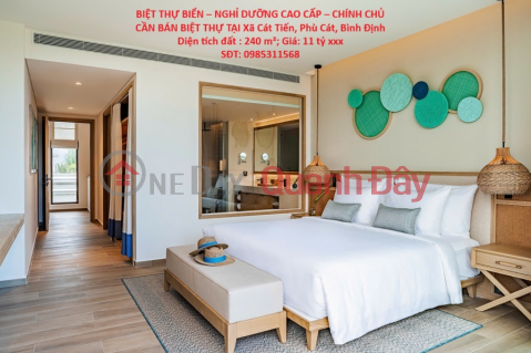 LUXURY BEACHFRONT VILLA – OWNER SELLING VILLA IN CAT TIEN COMMUNE, PHU CAT DISTRICT, BINH DINH PROVINCE _0